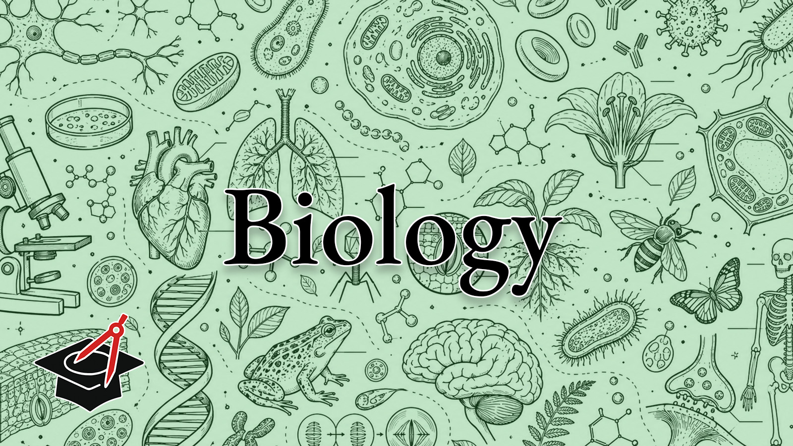 Biology themed subject banner