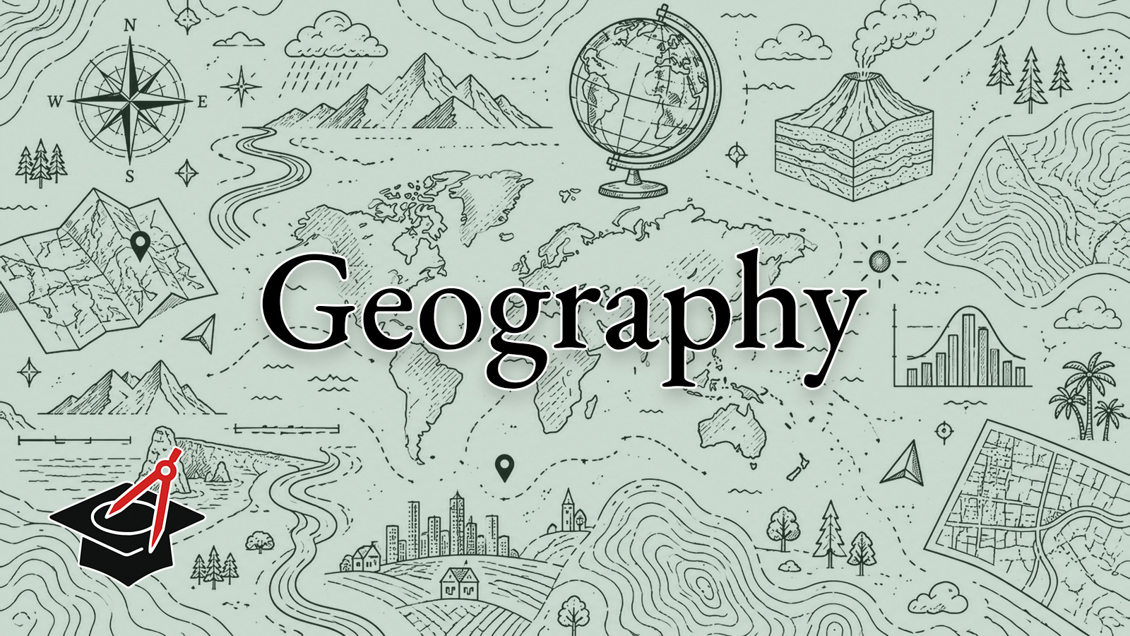 Globe representing geography
