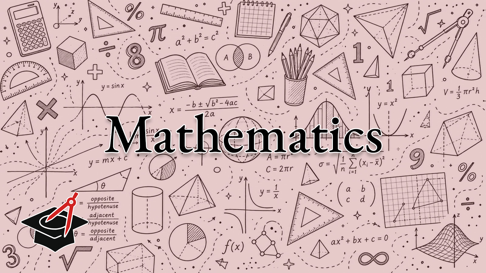 Maths themed subject banner